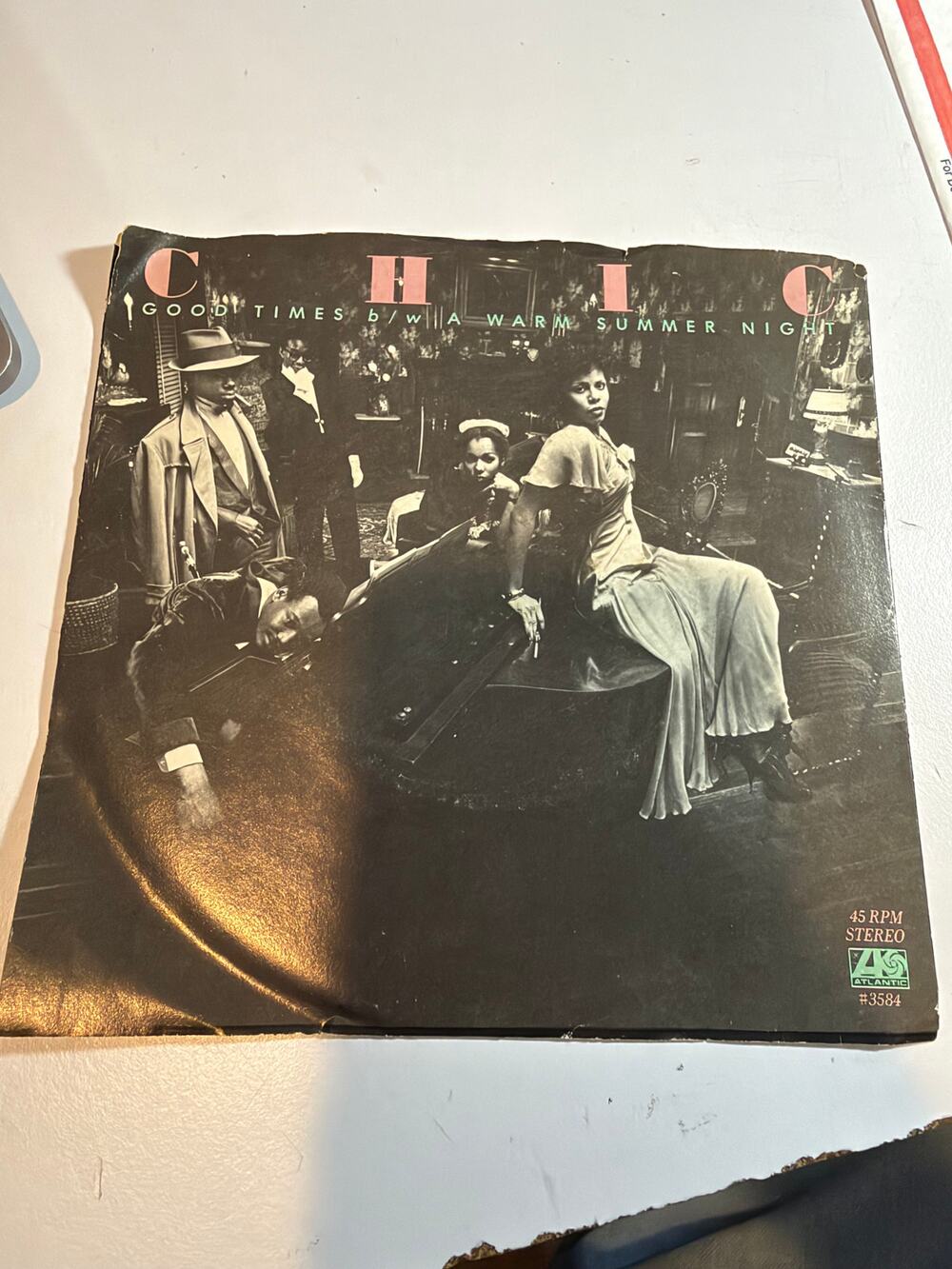 Chic Good Times/A Warm Summer Night 1979 45 rpm vinyl 7” single record